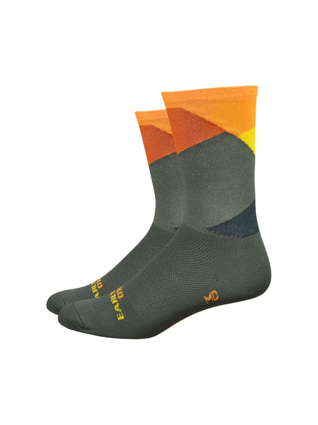 Sock DeFeet Ornot Intersection 6'' X-Large Olive