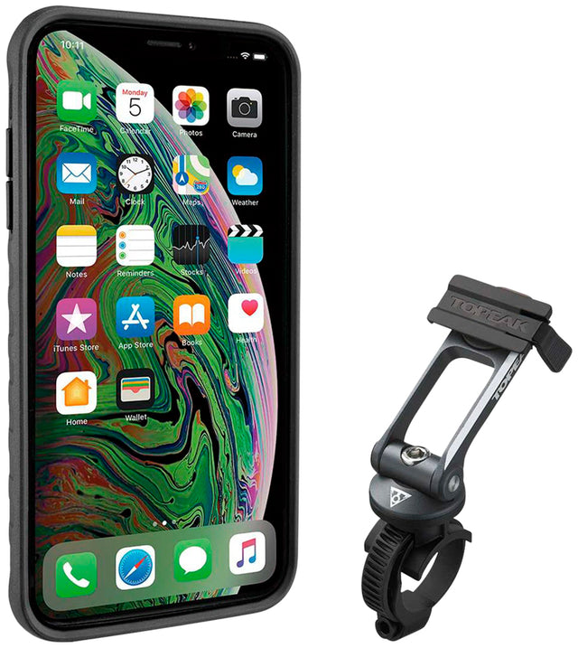 Topeak Ridecase with Mount - Fits iPhone XS MAX Black/Gray