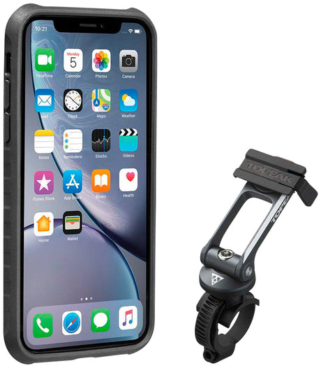 Topeak Ridecase with Mount - Fits iPhone XR Black/Gray