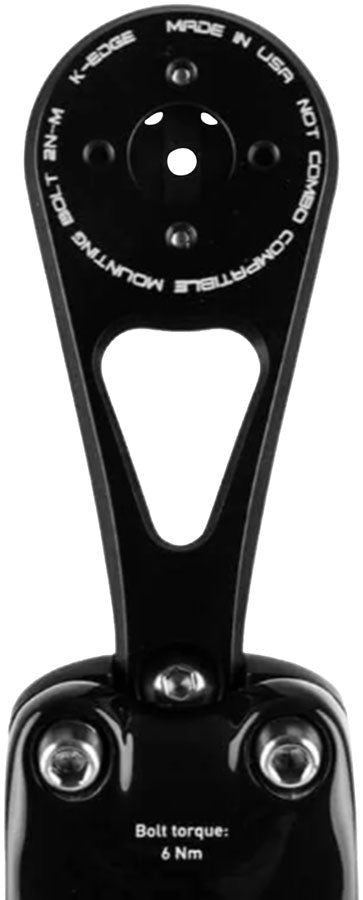 ENVE Composites Aero Stem Computer Mount Combo - Black Garmin/ WAHOO