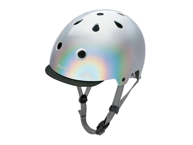 Helmet Electra Lifestyle Lux Holographic Large Silver CPSC