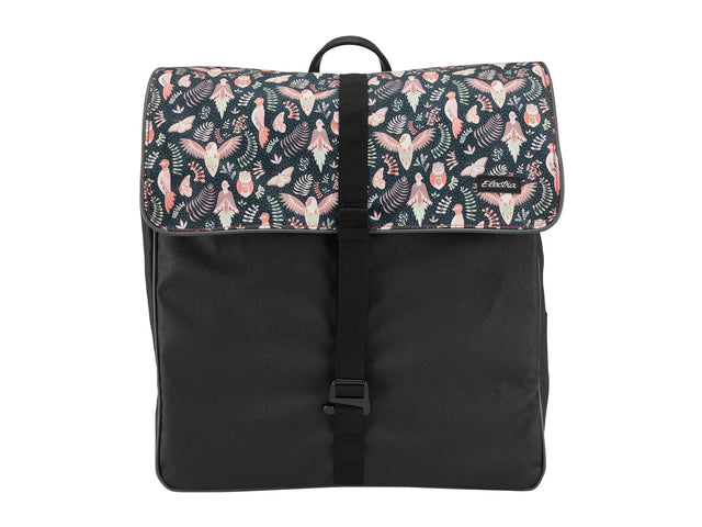 Bag Electra Pannier Black with Fern
