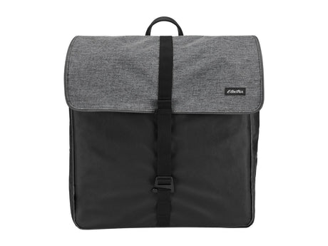 Electra Pannier Black with Heather Charcoal Bag