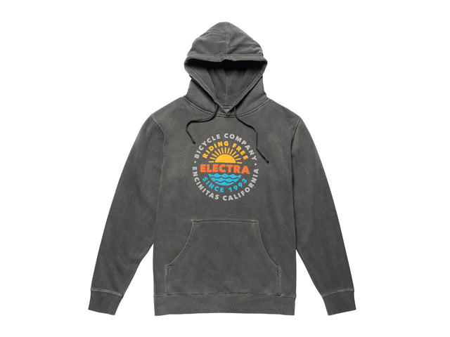 Shirt Electra Ride Free Hoodie Unisex Medium Charcoal