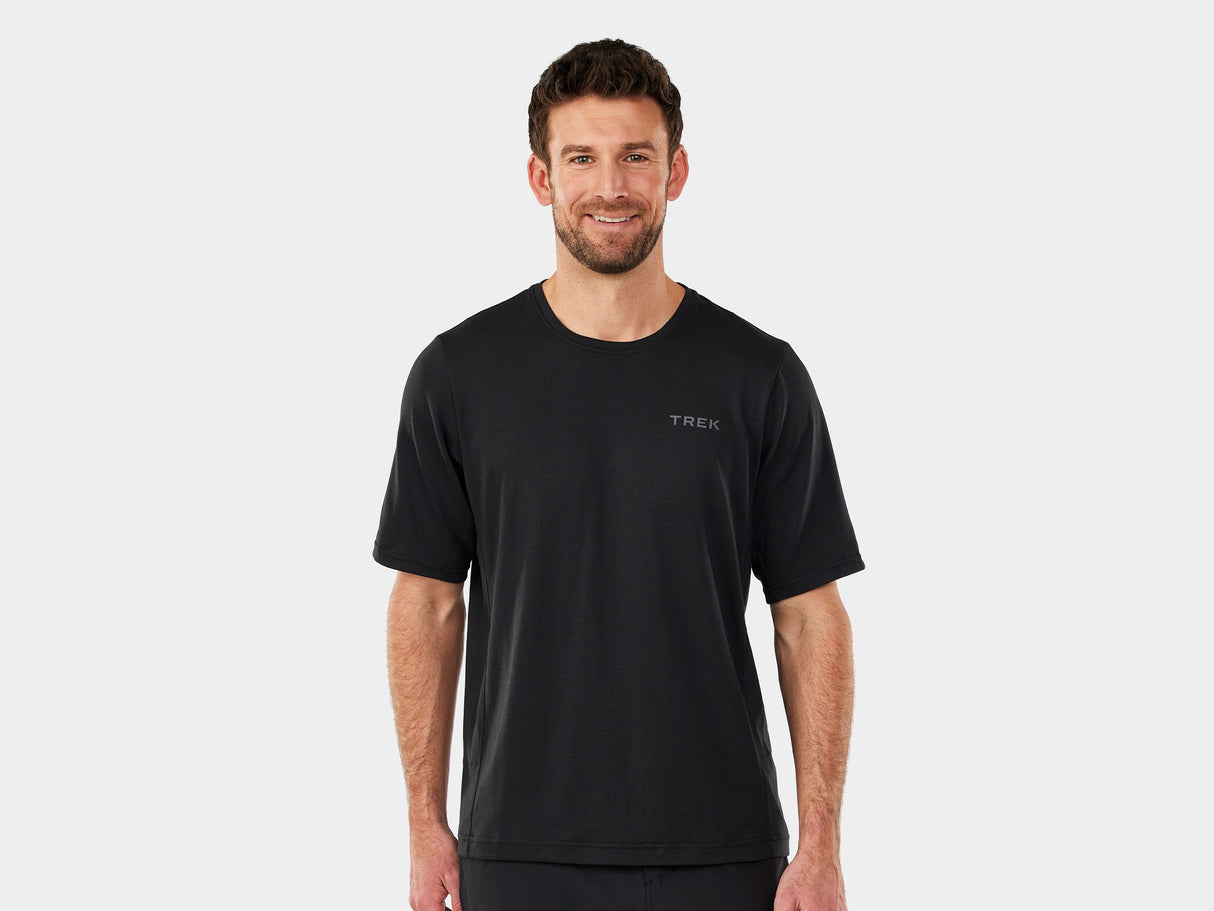 Trek Evoke Tech Tee Small Black Shirt