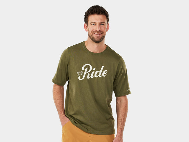 Trek Evoke Tech Tee XX-Large Black Olive Shirt