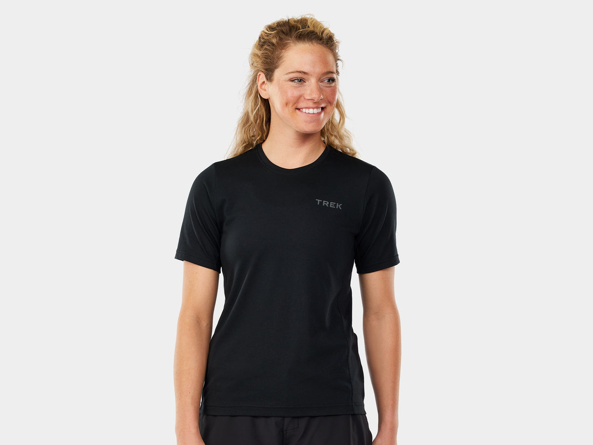Trek Evoke Tech Tee Women X-Small Black Shirt