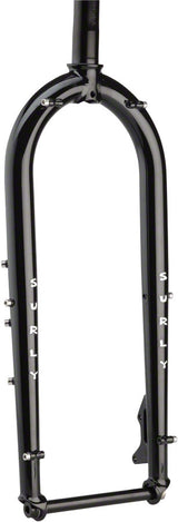 Surly Ice Cream Truck Fork - 26" 15x150mm Thru-Axle 1-1/8" Straight Steerer Steel BLK
