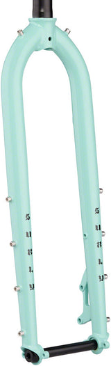 Surly Dinner Fork - 29" 15x110mm Thru-Axle 1-1/8" Straight Steerer 485mm Axle To Crown Steel Blue Oyster Coat