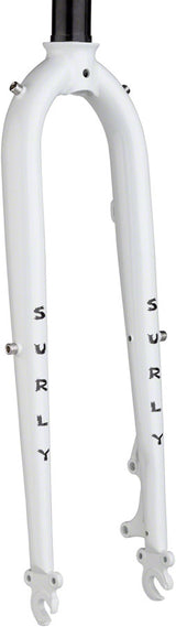 Surly Preamble 650b Fork 9x100mm QR 1-1/8" Straight Steerer Steel Thorfrost White