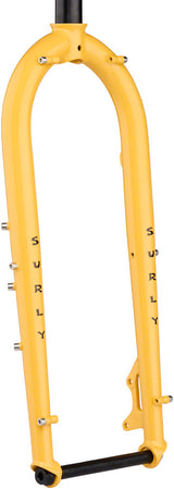 Surly Ice Cream Truck Fork - 26" 15x150mm Thru-Axle 1-1/8" Straight Steerer Steel Warm Cheese
