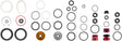 RockShox Fork Service Kit  - 200 Hours/1 Year ZEB Base / Select / Select+ / Ultimate 2021+ Generation-A