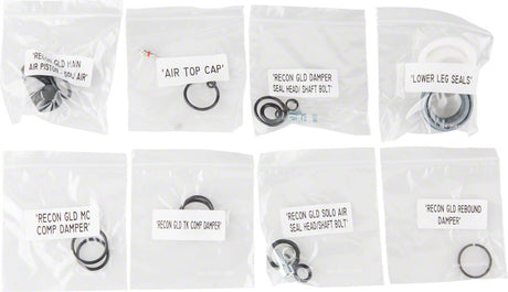 RockShox Fork Service Kit Full: Recon Gold (2013-2016) Solo Air