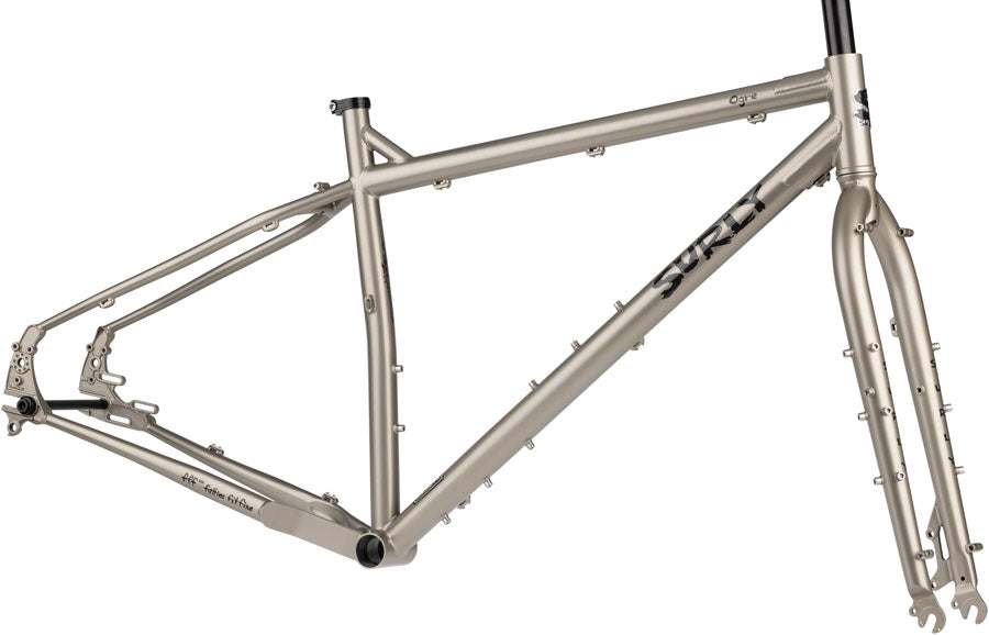 Surly Ogre Frameset - 29" Steel Champagne Supernova Large