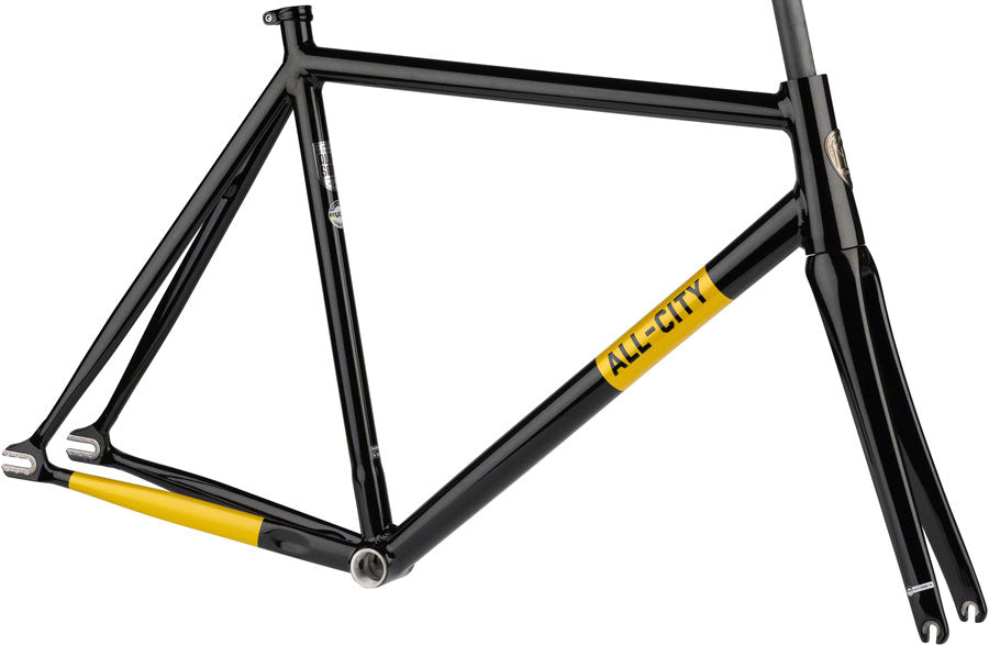 All-City Thunderdome Frameset - 700c Aluminum Gold Fang 46cm