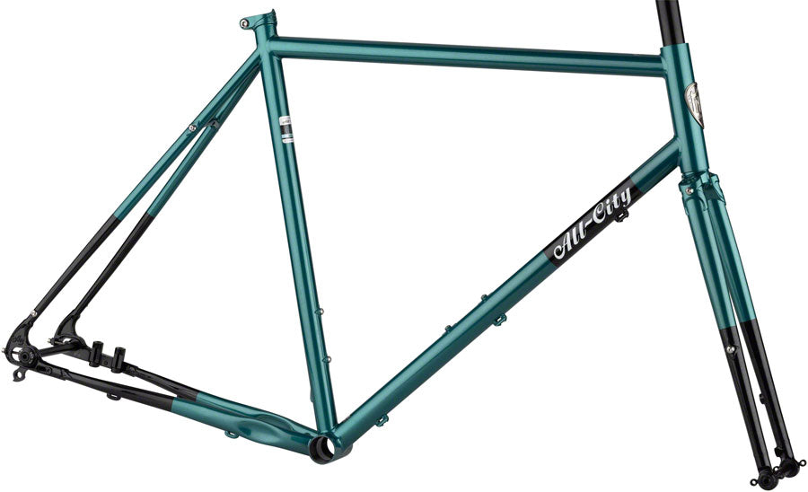 All-City Super Professional Frameset - 700c / 650b Steel Night Jade 43cm