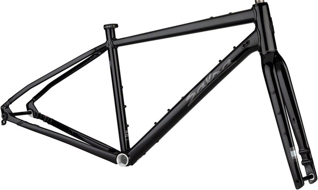 Salsa Journeyer Drop Bar Frameset - 700c/650b Aluminum Black 49cm