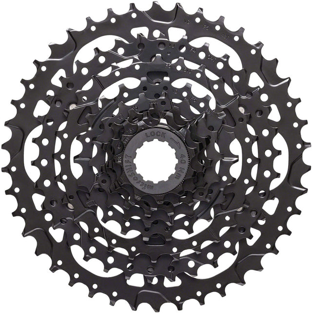 microSHIFT Acolyte Cassette - 8 Speed 11-42t Black ED Coated