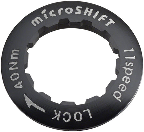 microSHIFT Cassette Lockring - Alloy Black