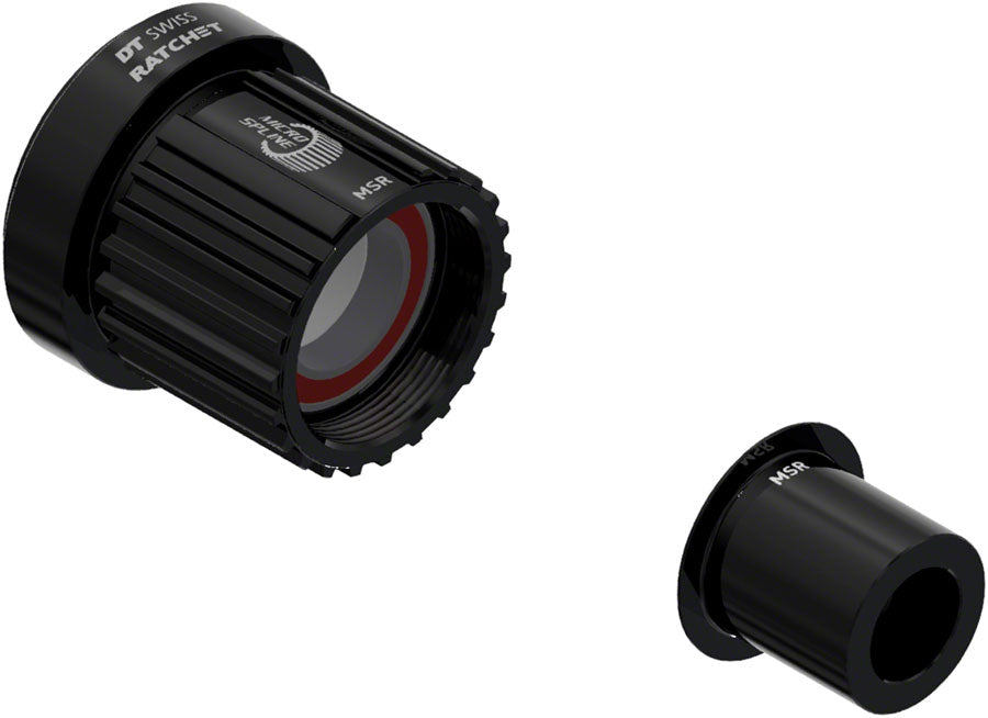 DT Swiss Ratchet Freehub Body - Shimano Micro Spline Road Light Aluminum Ball Bearing w/ End Cap 12 x 142 mm