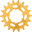 Wolf Tooth Single Speed Aluminum Cog - 18t Compatible with 3/32" Chains Gold