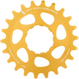Wolf Tooth Single Speed Aluminum Cog - 22t Compatible with 3/32" Chains Gold