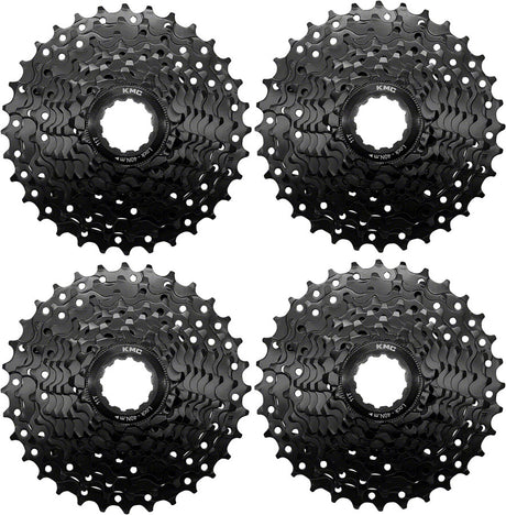 KMC REACT Cassette - 9-Speed 11-32t HG Driver Compatible Black 4 pk.