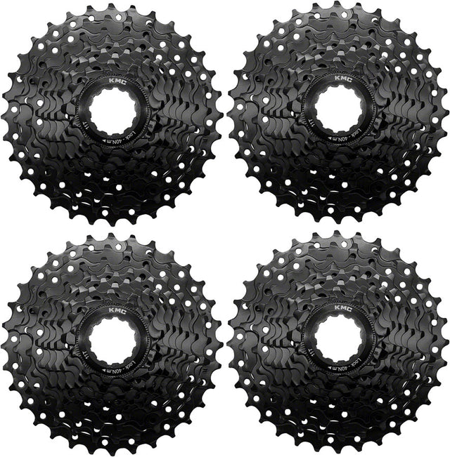 KMC REACT Cassette - 9-Speed 11-32t HG Driver Compatible Black 4 pk.