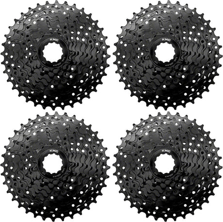 KMC REACT Cassette - 9-Speed 11-36t HG Driver Compatible Black 4 pk.