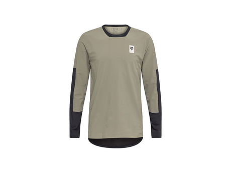 Fox Racing 25 Defend Thermal LS Small Light Brown Jersey