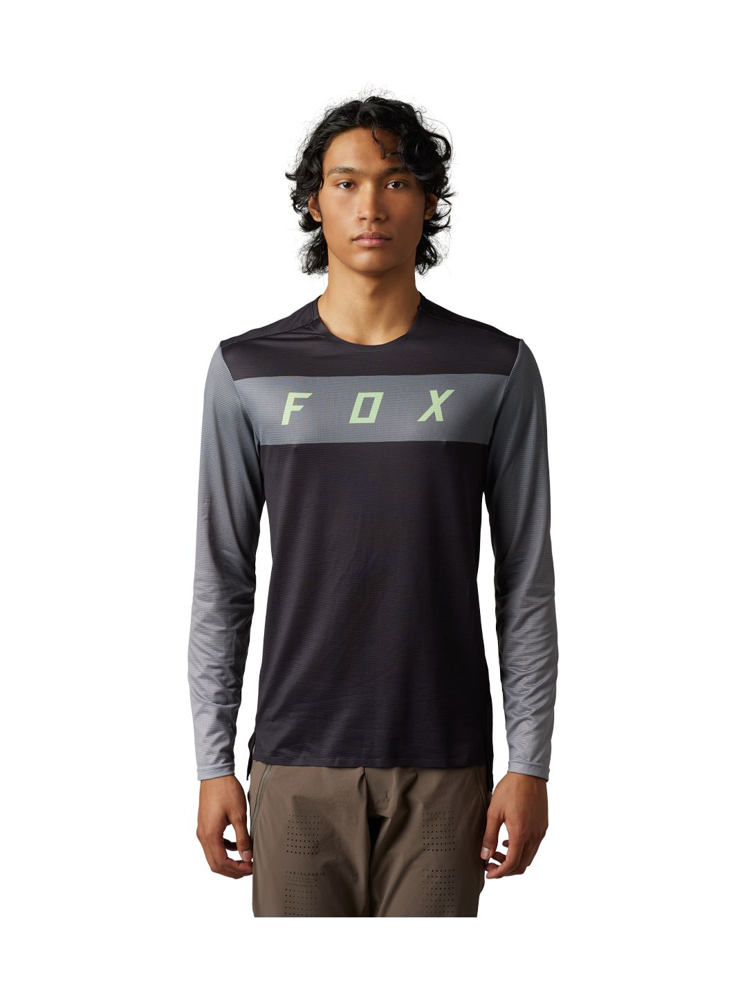 Fox Racing Flexair Arcadia LS Medium Black/Grey Jersey