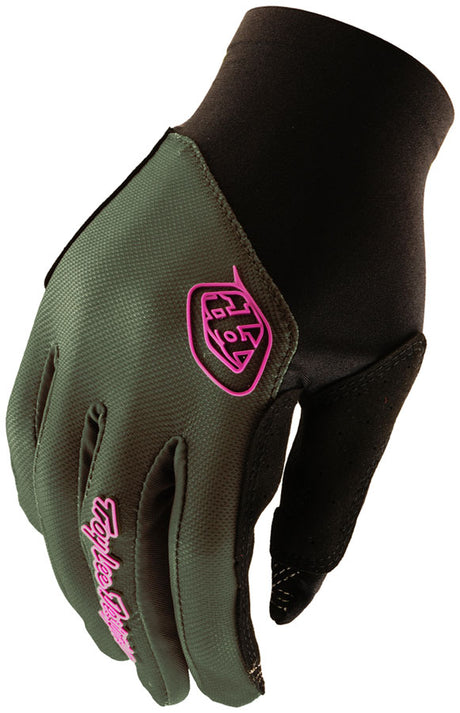 Troy Lee Designs Flowline Glove – Mono Olive Medium