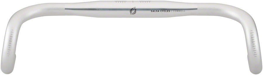 Salsa Cowbell Deluxe Drop Handlebar - Aluminum 31.8mm 44cm Silver
