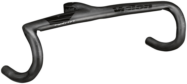 Vision Metron 5D ACR EVO Drop Handlebar 38cm Width 80mm Stem Length -6° Angle Integrated Carbon Design – BLK