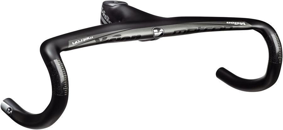 Vision Metron 5D Integrated Handlebar 120mm Stem Length 400mm Width -6° Angle Aero Road Design – Carbon