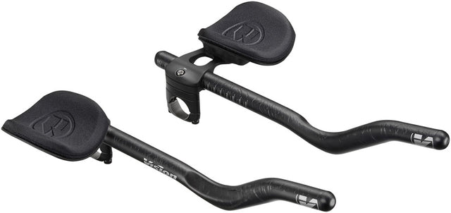 Vision TriMax Carbon Clip-ons 210–360mm Extension Range JS-Bend Shape Aero Bar Add-on – Carbon