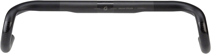 Salsa Cowbell Carbon Drop Handlebar - 31.8mm Clamp 46cm Width Carbon Black
