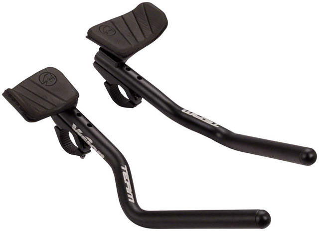 Vision Team Clip-On Aero Bar - 31.8 x 230-270mm J-Bend Black