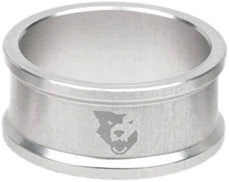 Wolf Tooth Precision Headset Stack Spacer - 15mm Raw Silver 1 pc.