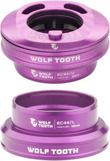 Wolf Tooth Premium Internal Headset - EC44 Upper / EC44 Lower For Enve In-Route System Only Purple