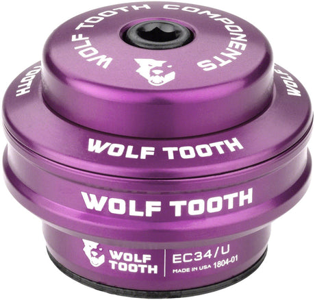 Wolf Tooth Performance Headset - EC34/28.6 Upper 16mm Stack Ultraviolet Purple