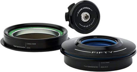 Cane Creek 50 Headset - ZS56/28.6/H8 Upper | ZS56/40 Lower Tapered Black