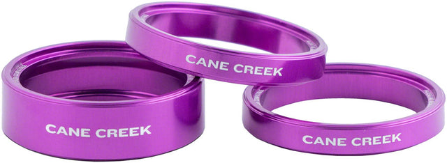 Cane Creek Interlok Chroma Studio Headset Spacer Kit - 1 10mm 2 5mm Purple