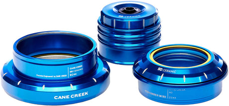 Cane Creek 110 30th Anniversary Headset - ZS44/28.6/H12 Upper | EC44/40 Lower Tapered Hellbender Ceramic Bearings Blue