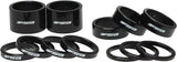 FSA Assorted Headset Spacer Kit 1-1/8" Black with Logo