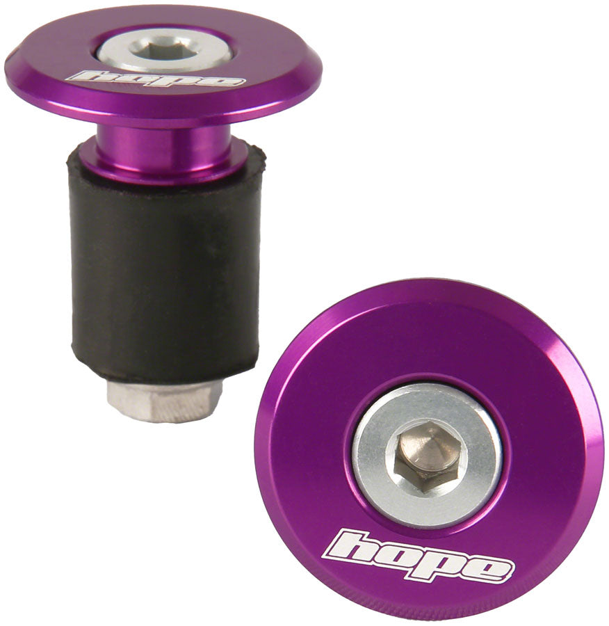 Hope Grip Doctor Bar End Plugs Purple