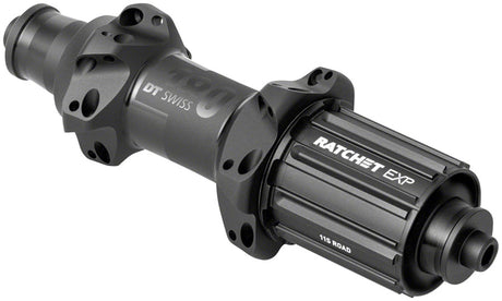 DT Swiss 180 EXP Rear Hub - QR x 130mm Rim Brake HG 11 Road BLK 24H Straight Pull 36pt
