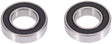 We The People Hybrid Rear Hub Bearings 2pcs Black