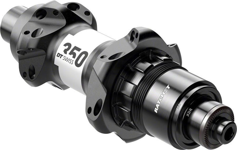 DT Swiss 350 Rear Hub - QR x 130mm Rim Brake XDR BLK 24H Straightpull 36pt Straight Pull
