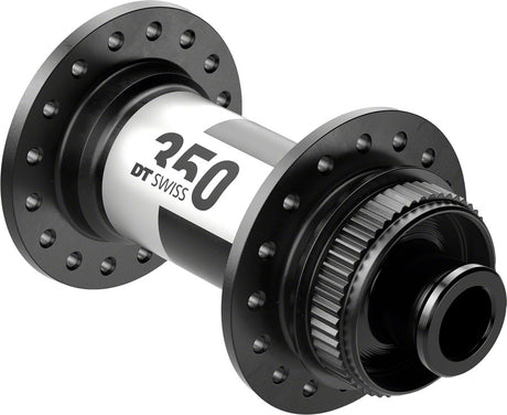 DT Swiss 350 Front Hub - 12 x 100mm Center-Lock Black 24H
